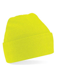 Beechfield Beanie Fluo Geel Junior Cuffed Beanie