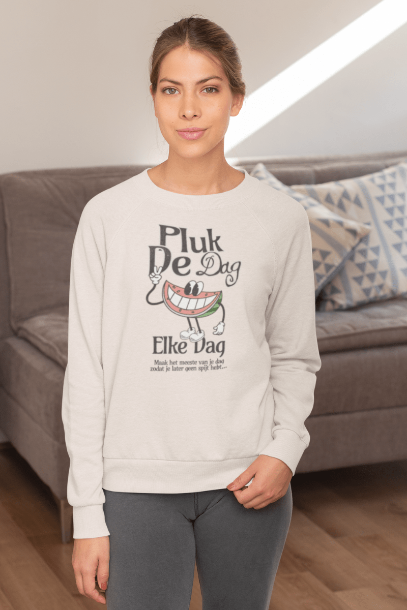 Bella & Canvas Sweaters Pale Pink / XS Pluk de dag in Sweat