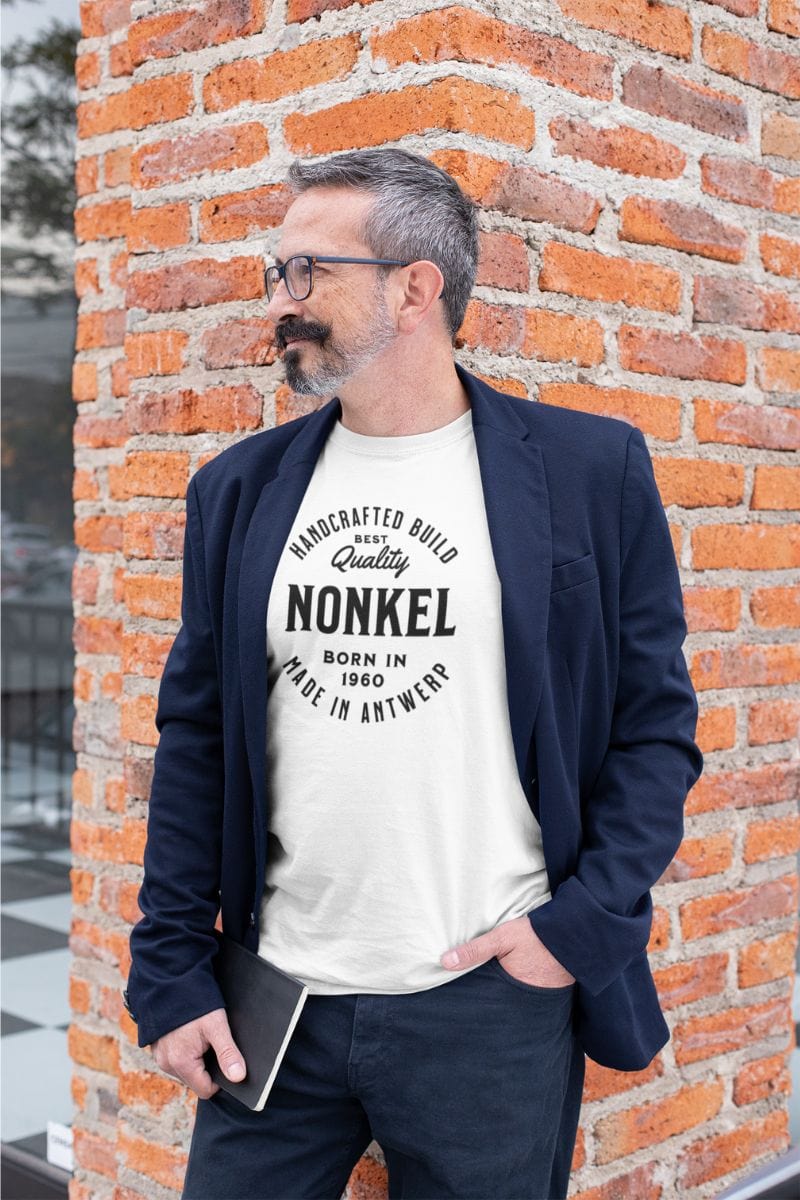 Bella & Canvas T-shirts Wit / L / Nonkel Handcrafted (M)