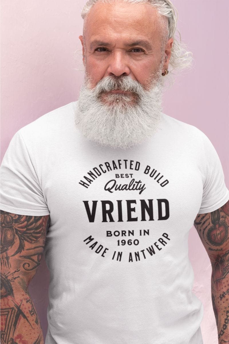 Bella & Canvas T-shirts Wit / M / Vriend Handcrafted (M)