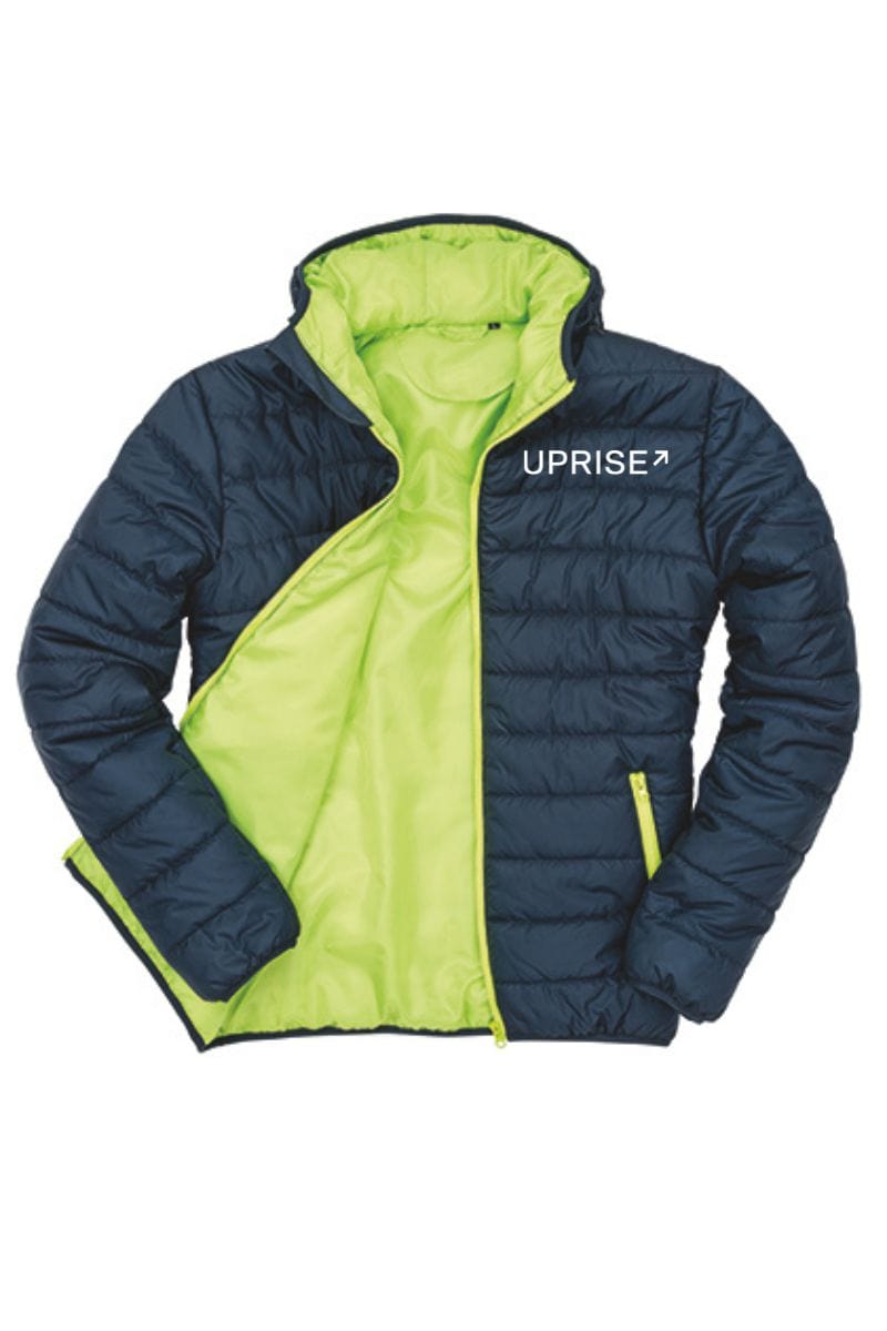 Result Core Jassen navy/lime / XS Custom Soft Padded Jacket